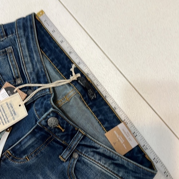 PRANA London Organic Cotton Blend Jeans Medium Wash Tall Inseam Sz 2 NWT - Picture 5 of 12